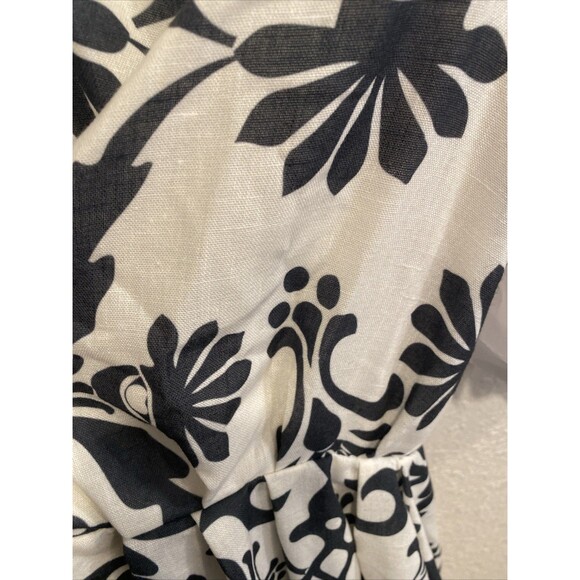 Liliana Meza Kailani Dress Black White Geographic Maxi Dress Size Large - Picture 12 of 13